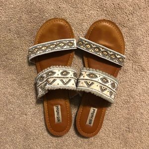 Not Rated Boho Sparkly Sandals